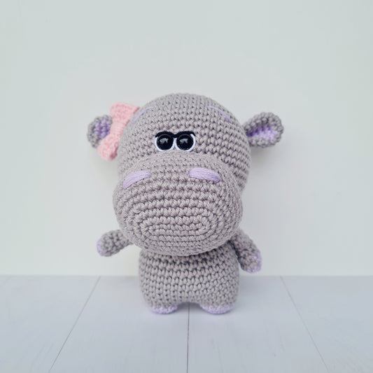 Crocheted Baby Hippo