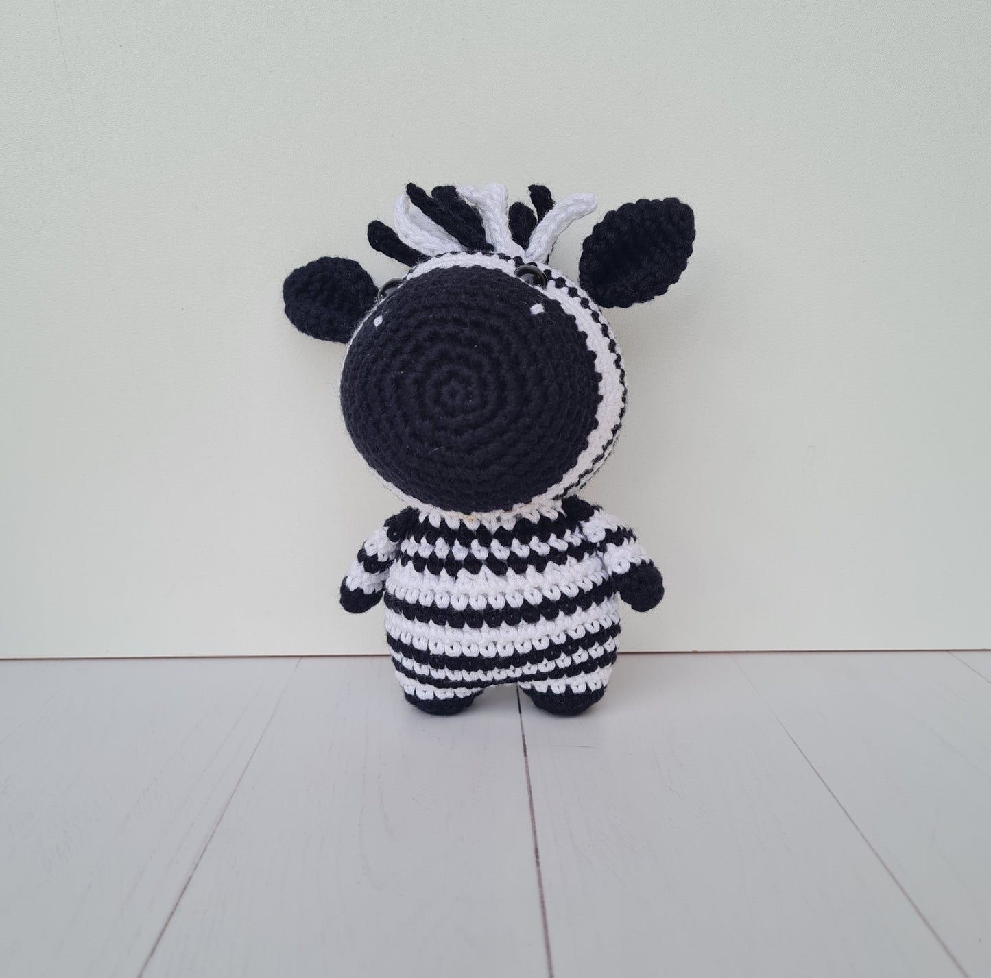 Crocheted Baby Zebra