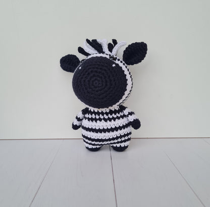 Crocheted Baby Zebra