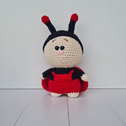 Crocheted Baby Ladybug