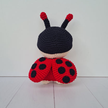 Crocheted Baby Ladybug