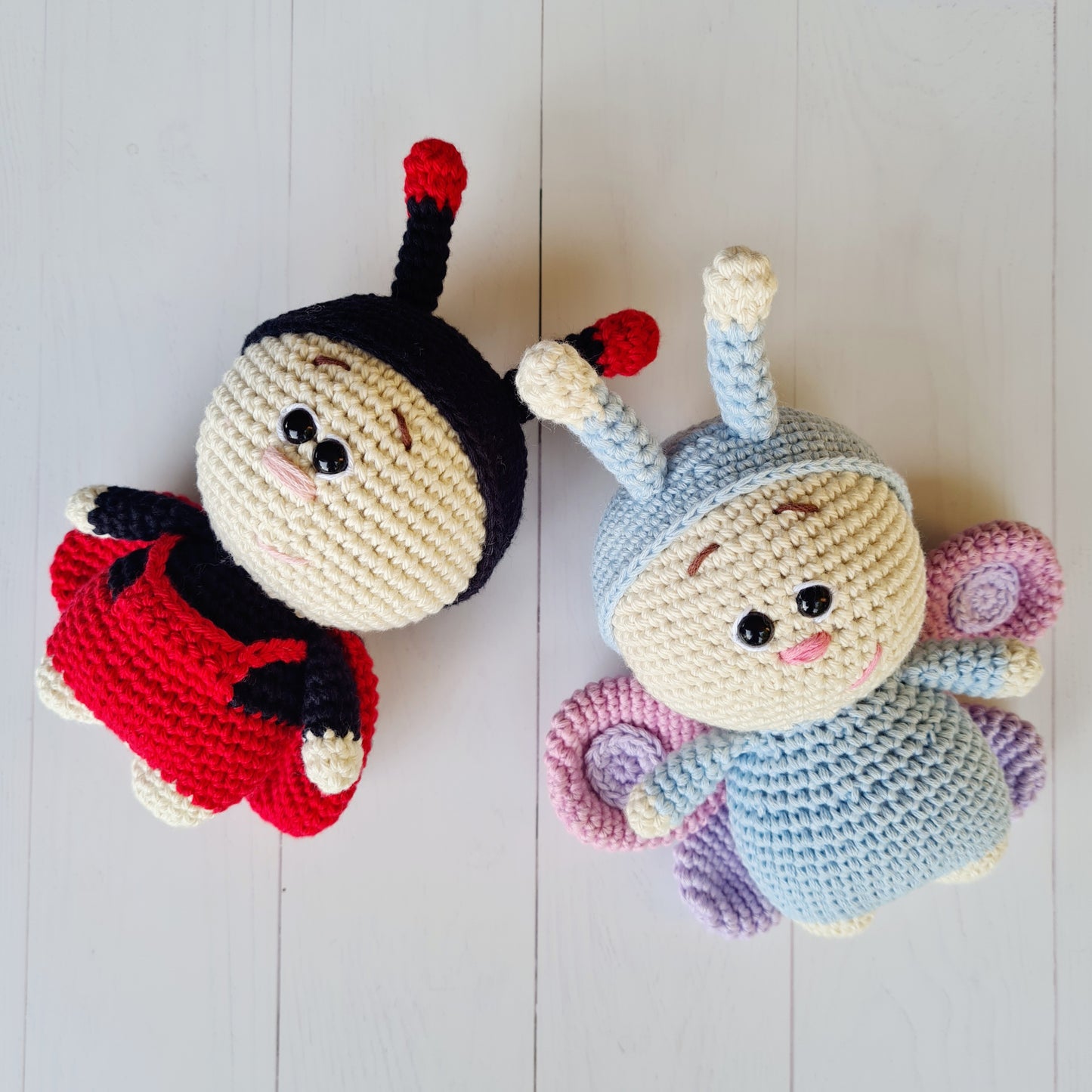 Crocheted Baby Ladybug
