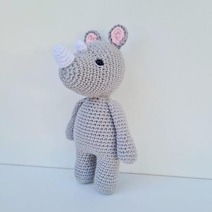 Crocheted Rhino